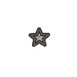 applicatie strass black star applicatie strass black star