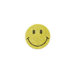 smiley strass goud smiley strass goud