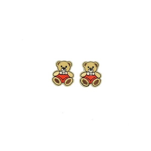2 beertjes applicatie set rood bruin