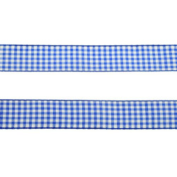 3 meter sierlint bakkersruit blauw 25mm 3 meter sierlint bakkersruit blauw 25mm