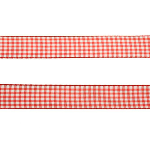 3 meter sierlint bakkersruit rood 25mm 