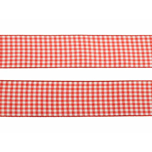 3 meter sierlint bakkersruit rood 38mm 