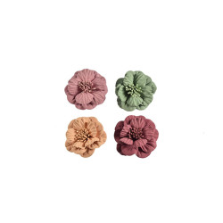 3d bloemen set klein 4 kleuren met stamper 3d bloemen set klein 4 kleuren met stamper