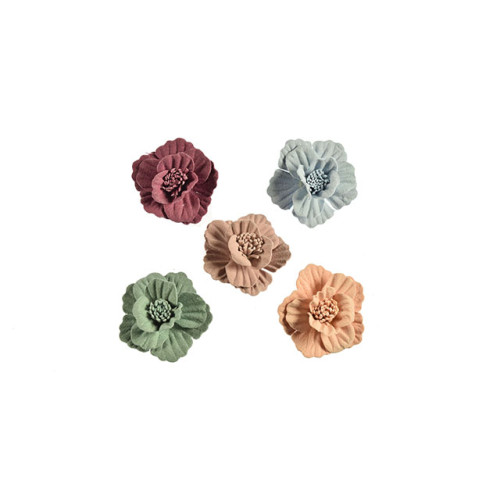 3d bloemen set klein 5 kleuren met stamper