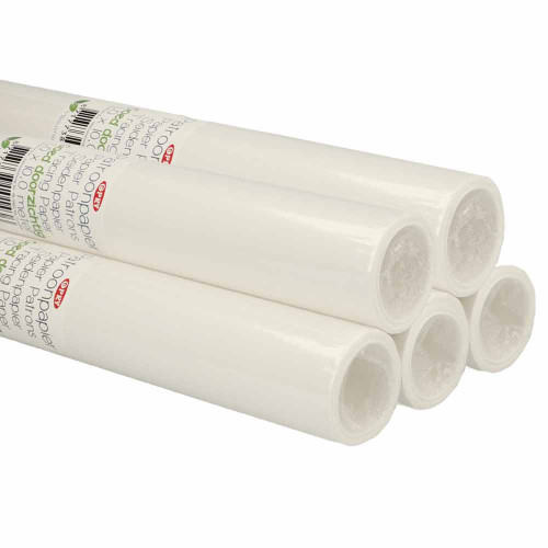 5 rollen patroonpapier (10 meter per rol) geleverd in beschermende doos 5 rollen patroonpapier (10 meter per rol) geleverd in beschermende doos