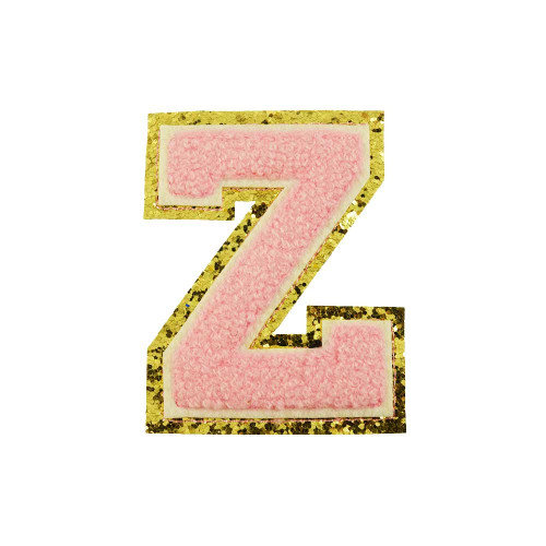 opstrijk letter Z badstof roze met gouden rand 8 x 8 cm.html opstrijk letter Z badstof roze met gouden rand 8 x 8 cm.html