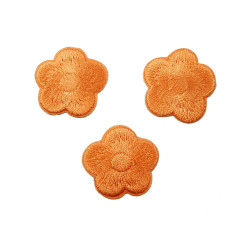 bloemen patch set oranje zelfklevend bloemen patch set oranje zelfklevend