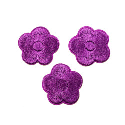 bloemen patch set paars zelfklevend bloemen patch set paars zelfklevend