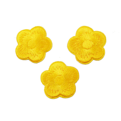 bloemen patch set mais geel zelfklevend