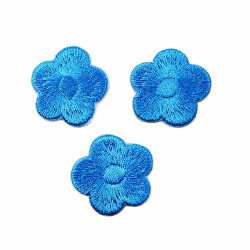 bloemen patch set turquoise zelfklevend bloemen patch set turquoise zelfklevend