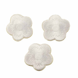 bloemen patch set wit zelfklevend bloemen patch set wit zelfklevend