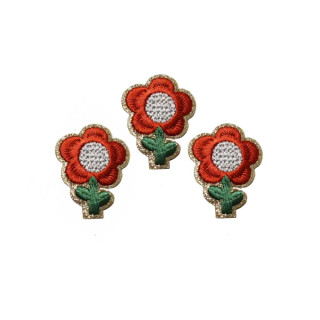 glitter bloemen patch set rood zelfklevend glitter bloemen patch set rood zelfklevend