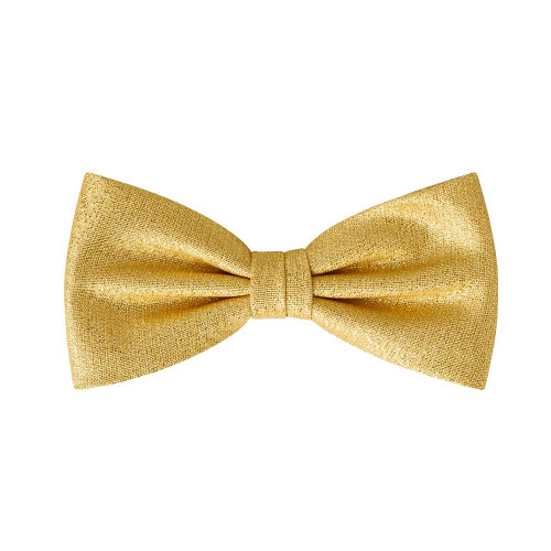 Vlinderstrik lurex goud