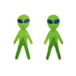 alien patch opstrijkbaar 2 stuks alien patch opstrijkbaar 2 stuks