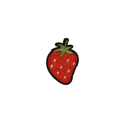 applicatie aardbei rood wit