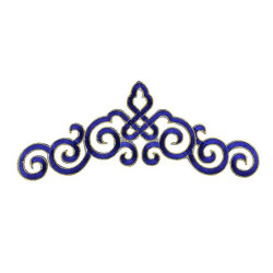 applicatie Agadir saffier blauw applicatie Agadir saffier blauw