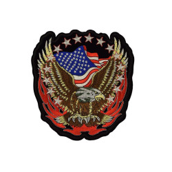 applicatie amerikaanse vlag met adelaar extra groot applicatie amerikaanse vlag met adelaar extra groot