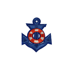 applicatie anker blauw reddings band rood wit applicatie anker blauw reddings band rood wit