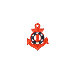 applicatie anker rood reddingsband blauw wit applicatie anker rood reddingsband blauw wit