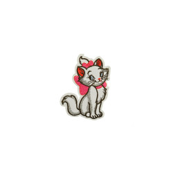 applicatie blije poes wit roze applicatie blije poes wit roze