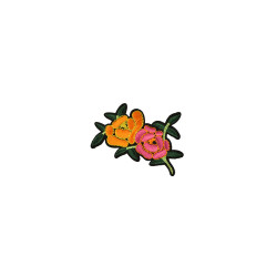 applicatie bloem geel roze applicatie bloem geel roze