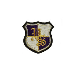 applicatie embleem HS paars goud
