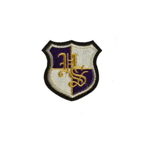 applicatie embleem HS paars goud