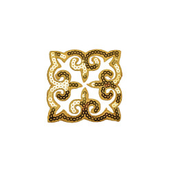 applicatie goud decoratie pailletten 9 x 9 cm applicatie goud decoratie pailletten 9 x 9 cm