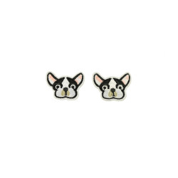 applicatie hond bulldog 2 stuks