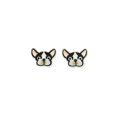 applicatie hond bulldog 2 stuks