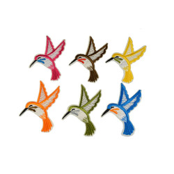 applicatie kolibri set 6 stuks applicatie kolibri set 6 stuks