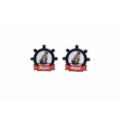 applicatie maritiem stuurwiel royal 2 stuks applicatie maritiem stuurwiel royal 2 stuks