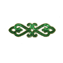 applicatie pailletten groen goud applicatie pailletten groen goud