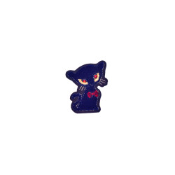 applicatie poes fluweel kobalt blauw rechts applicatie poes fluweel kobalt blauw rechts