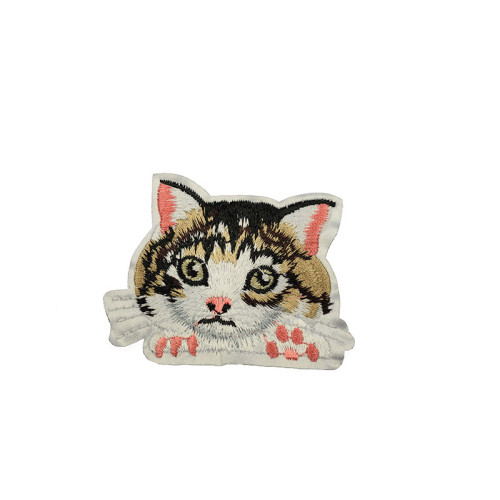 applicatie poes wit zwart
