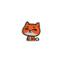 applicatie poezenkop oranje