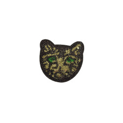 applicatie poezenkop pailletten small