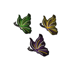 applicatie set geborduurde vlinders 3 stuks applicatie set geborduurde vlinders 3 stuks