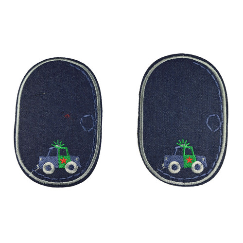 applicatie set jeans politie auto
