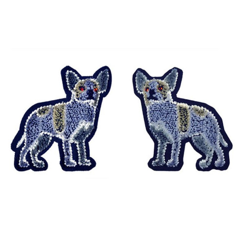 applicatie set wolf fluweel