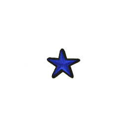 applicatie ster blauw 4 cm applicatie ster blauw 4 cm