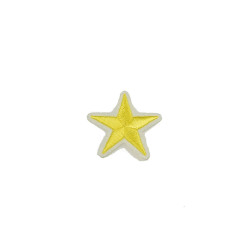 applicatie ster geel 4,5 cm applicatie ster geel 4,5 cm