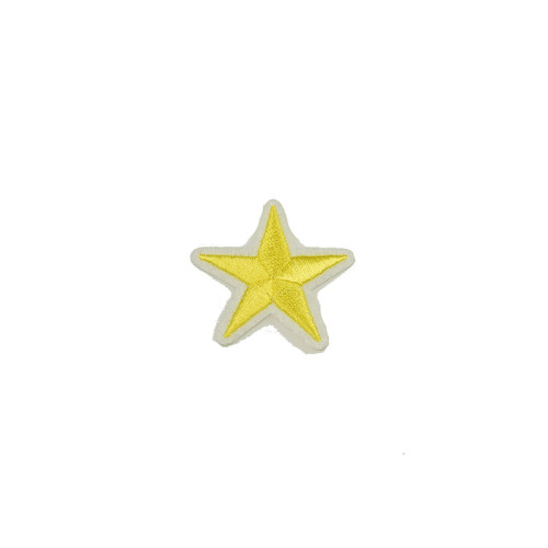 applicatie ster geel 4,5 cm