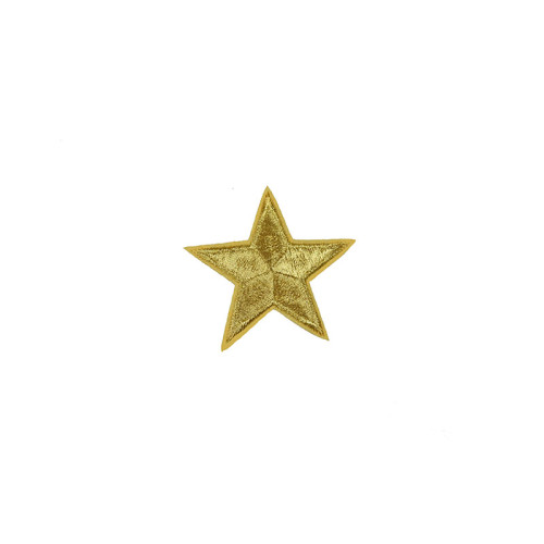 applicatie ster goud 6 cm