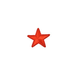 applicatie ster rood 4,5 cm applicatie ster rood 4,5 cm