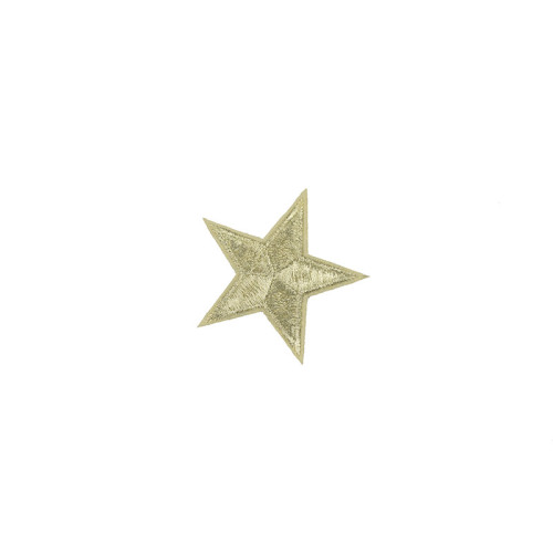 applicatie ster zilver 6 cm