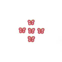 applicatie vlinders roze 5 stuks applicatie vlinders roze 5 stuks