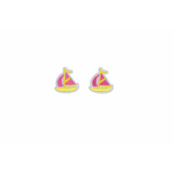 applicatie zeilboot roze 2 stuks applicatie zeilboot roze 2 stuks