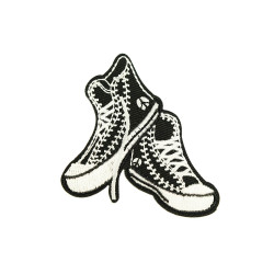 Black sneakers patch Black sneakers patch