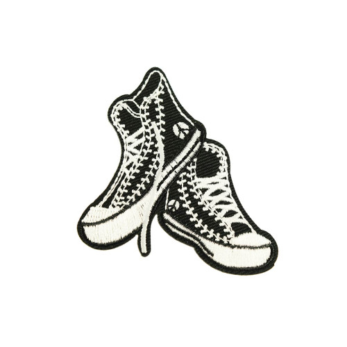 Black sneakers patch